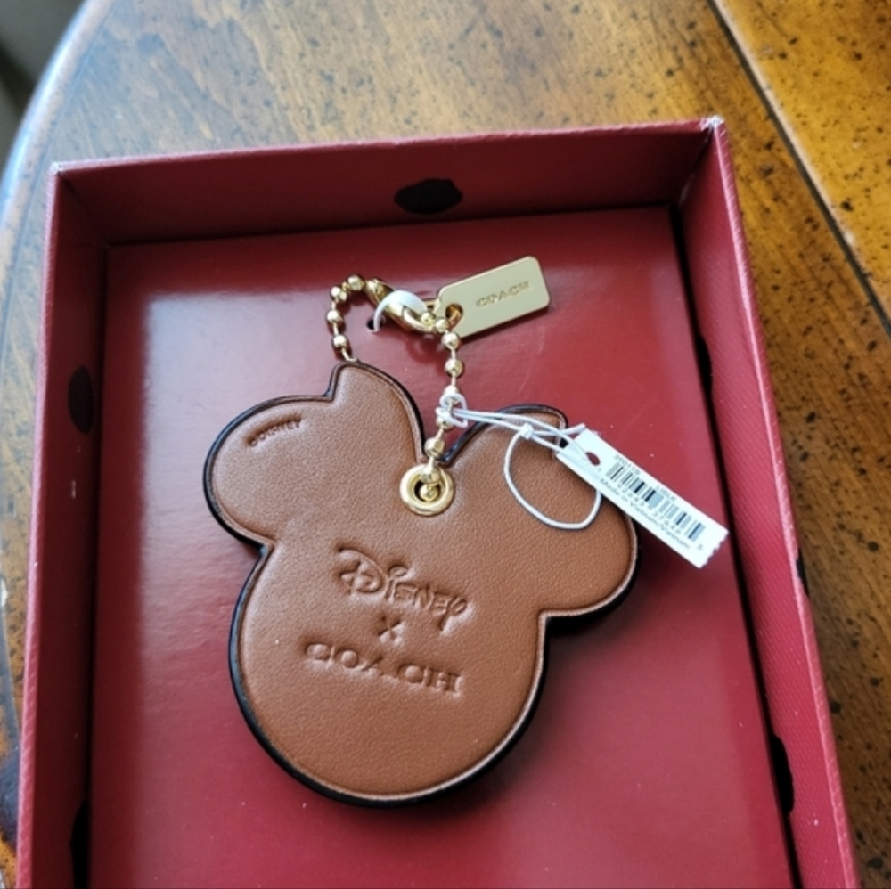 NWT! COACH MINNIE MOUSE PURSE CHARM! - Picture 2 of 5